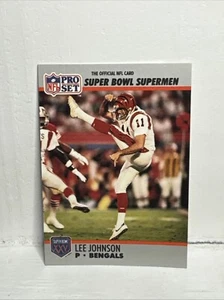 1990 Pro Set Super Bowl XXV Silver Anniversary - #117 Lee Johnson - Picture 1 of 2
