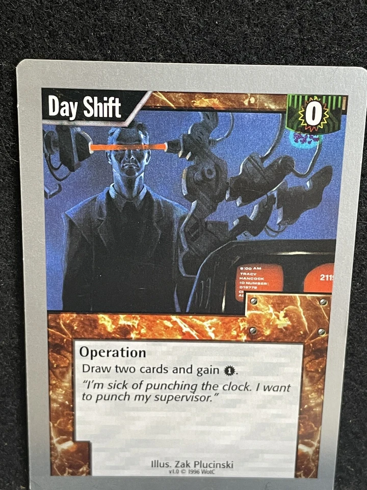 Netrunner 1996 WOTC Uncommon Operation - Day Shift (FREE SHIPPING)  - Image 1 of 1