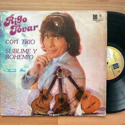 RIGO TOVAR Y SU COSTA AZUL Con Trio Sublime Y Bohemio LP 1982 MEXICO - Image 1 of 2