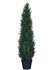 3Ft Artificial Cedar Topiary Trees - Fake Boxwood Topiary Cypress Trees Potte...