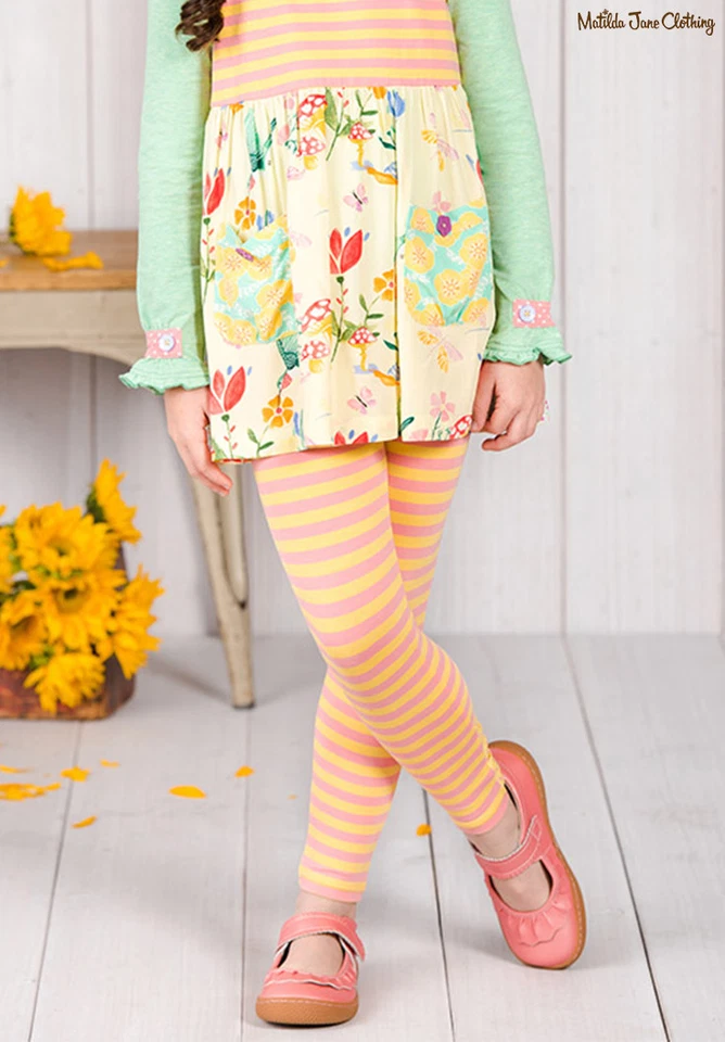 MATILDA JANE The Adventure Begins Ready To Go Leggings Pants Girls Size 10 NWT - Image 1 of 3