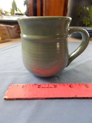 Taza de café Pfaltzgraff gres verde lavado a la piedra México descontinuar Foto 1 de 3