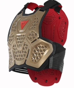 PETTORINA MX3 ORO/NERO CROSS ENDURO DAINESE TG XS / M - Picture 1 of 2