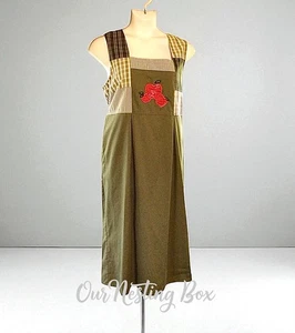 Blair Cotton Blend Autumn Apple Jumper Long Dress Fall Design XL Pockets - Picture 1 of 6