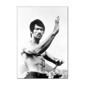 Bruce Lee B&W Promo Print Poster | Official Art Print A3 A4 - Picture 1 of 4