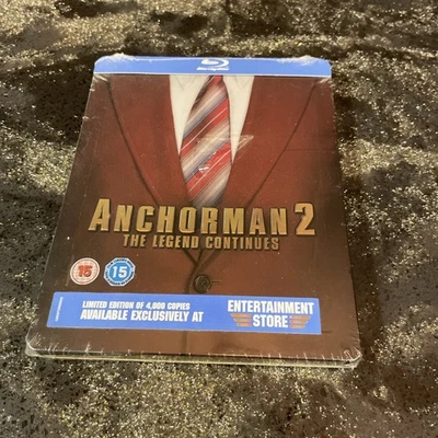 Anchorman 2 (2013) Limited Edition Blu-ray Steelbook * Starring Will Ferrell * - Image 1 of 3