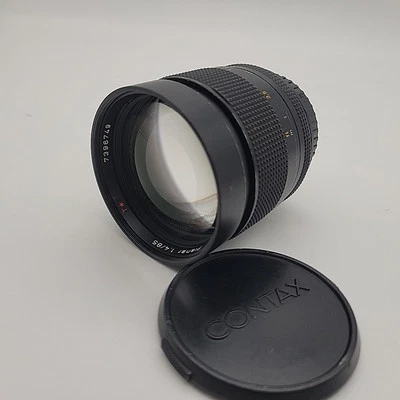 Lente EF Mod Contax Carl Zeiss Planar T* 85 mm f/1,4 MMG MF C/Y Foto 1 de 4