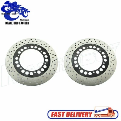 Pair Front Brake Rotors Disc for YAMAHA XVZ1300 XVZ1300D Venture Royal 1986-1995 — 第 1/4 张图片