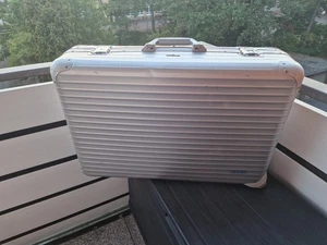 Rimowa Valigia Vintage in Alluminio con Chiave 72x50x20cm Valigia da Viaggio con Ruote - Foto 1 di 13