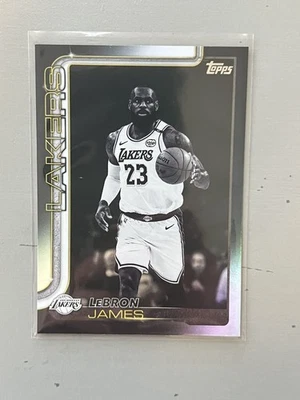 2025/26 Topps-🔥LeBron James- Blackout Target Black Friday Parallel SP #150 - Image 1 of 2