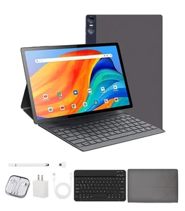 Tablet PC 11 inch 16G RAM 1TB ROM  Android13 Wifi 4G/5G Dual SIM Bundle Keyboard - Picture 1 of 16