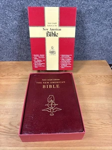 Saint Joseph Edition of the New American Bible Large Type Illustrated Catholic - Picture 1 of 6