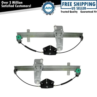 Front Door Window Regulator LH & RH Pair Set of 2 for 00-04 Jeep Grand Cherokee - Image 1 of 4