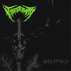 THUNDERWAR - WOLFPACK Lifeforce 2018 Green/Yellow LP Polish DEATH BLACK METAL SS - Foto 1 di 4