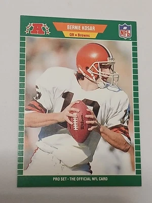 Bernie Kosar Cleveland Browns 1989 Pro Set Card #77 - Image 1 of 2