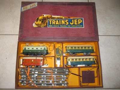 COFFRET JEP BB 9001 BICOLORE TRAIN  ECHELLE 0 NO HORNBY LR CR MARKLIN BING - Photo 1/4