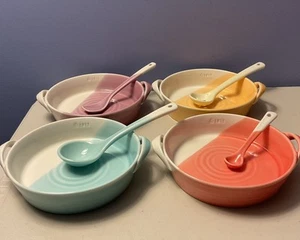 Set of 4 Royal Doulton 1815 Tapas Mini Serving Bowls AND 4 Matching Spoons - Picture 1 of 6