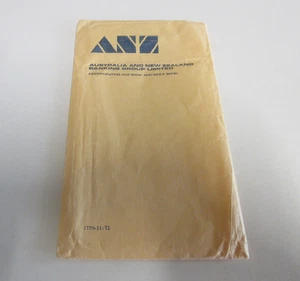 ANZ Bank - Branded Envelope - Australia and New Zealand Banking - Vintage - 1972 - Bild 1 von 7