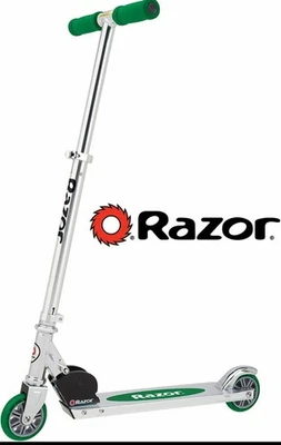Razor A Kick Scooter Construcción Aluminio 13003A-GR Ruedas Verdes ~ NUEVO EN CAJA  Foto 1 de 4