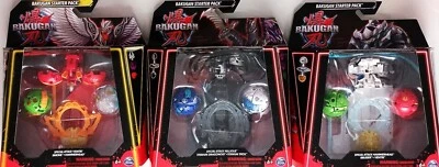 SPIN MASTER BAKUGAN STARTER PACK SPECIAL ATTACK HAMMERHEAD VENTRI NILLIOUS SMOKE TITANIUM