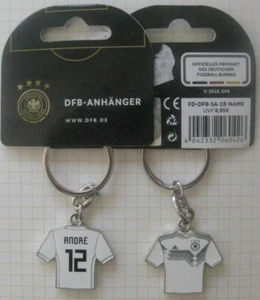 DFB TRIKOT / 12 ANDRE FUSSBALL ......... Keychain / Schlüsselanhänger (Ka2) - Picture 1 of 1