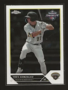2023 Topps Pro Debut Cromo Tres Gonzalez Bradenton Merodeadores (#PDC-191) B - Imagen 1 de 2