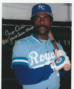 Jorge Orta Autographed Signed 8x10 Photo – Kansas City Royals MLB - Picture 1 of 1