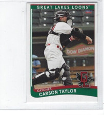 2021 Great Lakes Loons (Class A-Los Angeles Dodgers) Carson Taylor