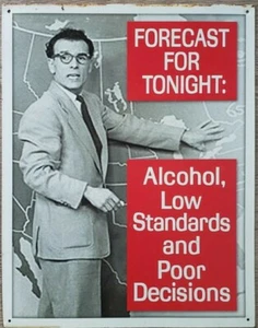 Lustige Bierschilder aus Metall - Bild 1 von 1