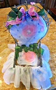 BUNNIES BY THE BAY Bunny Doll 18" CHAIR "Cotton Candy" collection #66 Ltd Ed - Picture 1 of 10