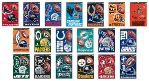 NFL Assorted Teams Wincraft 11" x 17" Card With 4 Removable Reusable Decals NEW! - Picture 1 of 20