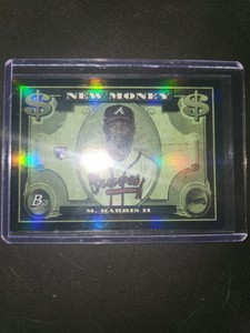 MICHAEL HARRIS II ROOKIE 2023 Bowman Platinum New Money #NM-5 Braves-2022 NL ROY