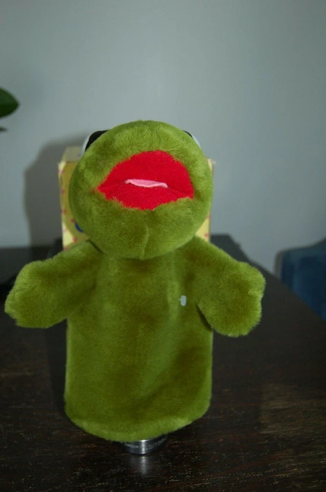 Muppet Baby KERMIT kuschelige Handpuppe - - Bild 1 von 3