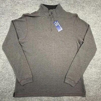 Report Collection Men’s Sweater 1/4 zipper Coolard Size Large NWT Gray - Image 1 of 4