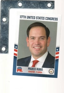 Cartas fascinantes 2021 Congreso de los Estados Unidos # 17 Marco Rubio CANDIDATO REPUBLICANO FL SENADO POTUS - Imagen 1 de 2
