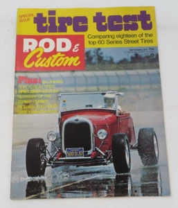 ROD & CUSTOM Magazine September 1973 Special Issue Tire Test - Picture 1 of 6