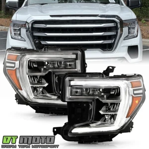 For 2019-2021 GMC Sierra 1500 w/o LED Signal Headlights Headlamps Set Left+Right - Picture 1 of 8