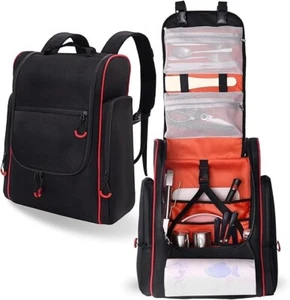 Large Hanging Camping Kitchen Organizer Paper Towel Holder Waterproof Backpack - Picture 1 of 6
