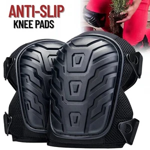 1 Pair Professional Knee Pads Construction Work Safety Comfort Gel Leg Protector - Picture 1 of 14