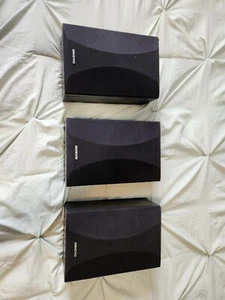 Onkyo SKM/SKB-200S Wall/Bookshelf Speakers Full Set Of 3 Tested Works - Picture 1 of 8