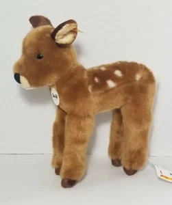 Steiff Plush Spotted Deer Fawn Toy New W/tags - Bild 1 von 12