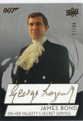 Colección James Bond SP Auto SPA-GL George Lazenby como James Bond #27/99 Foto 1 de 2
