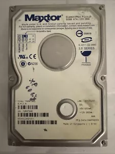 Maxtor Diamond Max Plus 60GB 6Y060L0(421011) / Y2M0TSGE / LBA: 120103200 - Picture 1 of 2