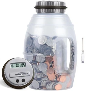 X-Large Piggy Bank for Adults Digital Coin Counting Bank with LCD Counter 2.8... - Picture 1 of 8