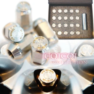 20 bullet design stainless steel wheel lug nuts M14x1.5 L:40mm W:19mm ◎ - Picture 1 of 3