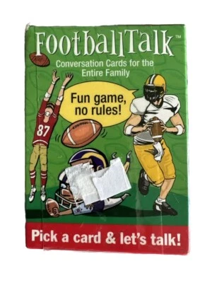 Football talk Playing card game Devin Malloy Football Facts NFL Superbowl Game - Image 1 of 4