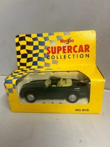Maisto 'Supercar Collection' 1:43 Scale MG RV8 Convertible Green Mint Condition - Picture 1 of 1