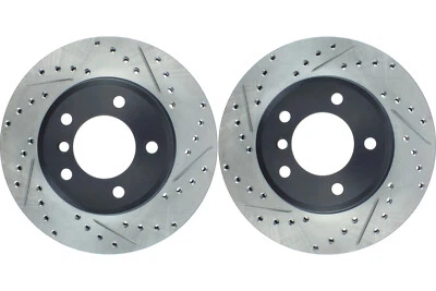 Par de rotores de freno de disco Stoptech delanteros para BMW 325xi 2001-2005 (42718) Foto 1 de 4