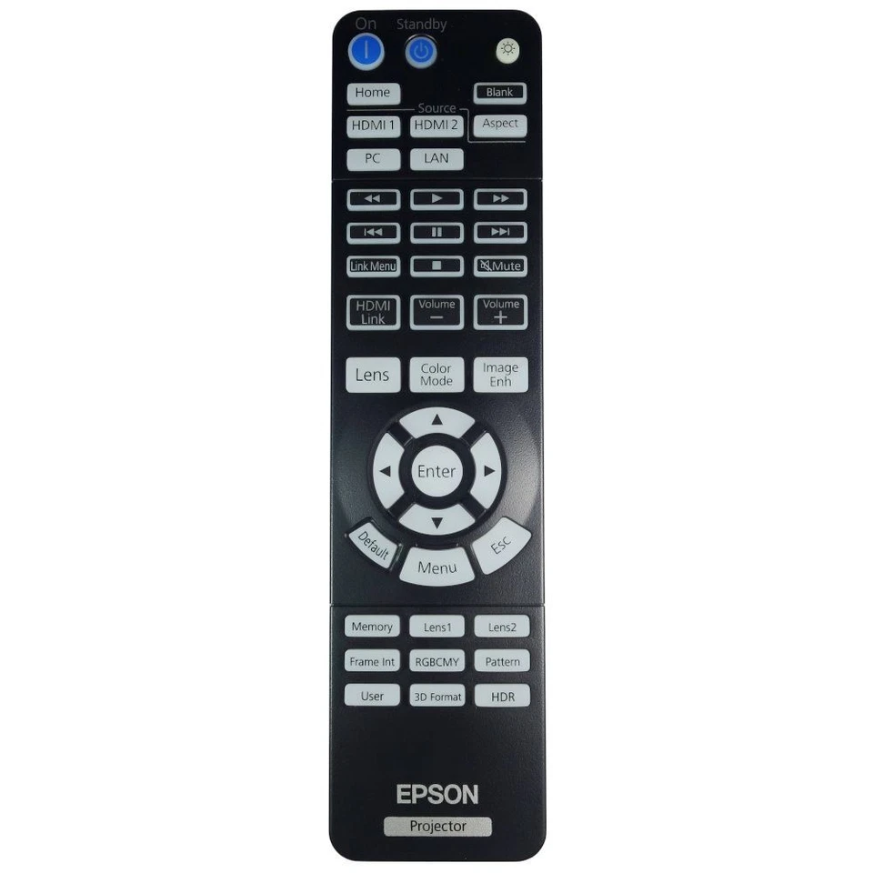 Genuine Epson Pro Cinema PC6050UB Projector Remote Control - Image 1 of 1