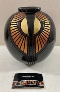 James Loso Pottery St Joseph MN - Cerámica artística de estudio. "7"" de alto" - Imagen 1 de 3